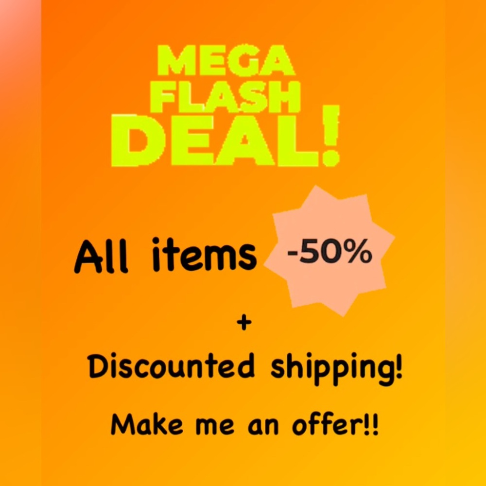 Year End sale. Will accept offers upto 50% off and add discounted shipping.